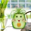 Avocado Fairy Flower Pot Ornament, Home Courtyard Garden Succulent Pot Decoration Resin Handicraft