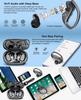 Q28S Ear-hook In-ear Bluetooth 5.2 Earphones with Charging Case & Power Display