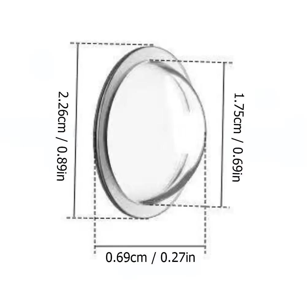2Pcs 360 Reverse Image Car Camera Cover Anti-Scratch PC Lens Protector Stickers For Peugeot 3008 E-3008 2016-2026 Interior Mirrors 6