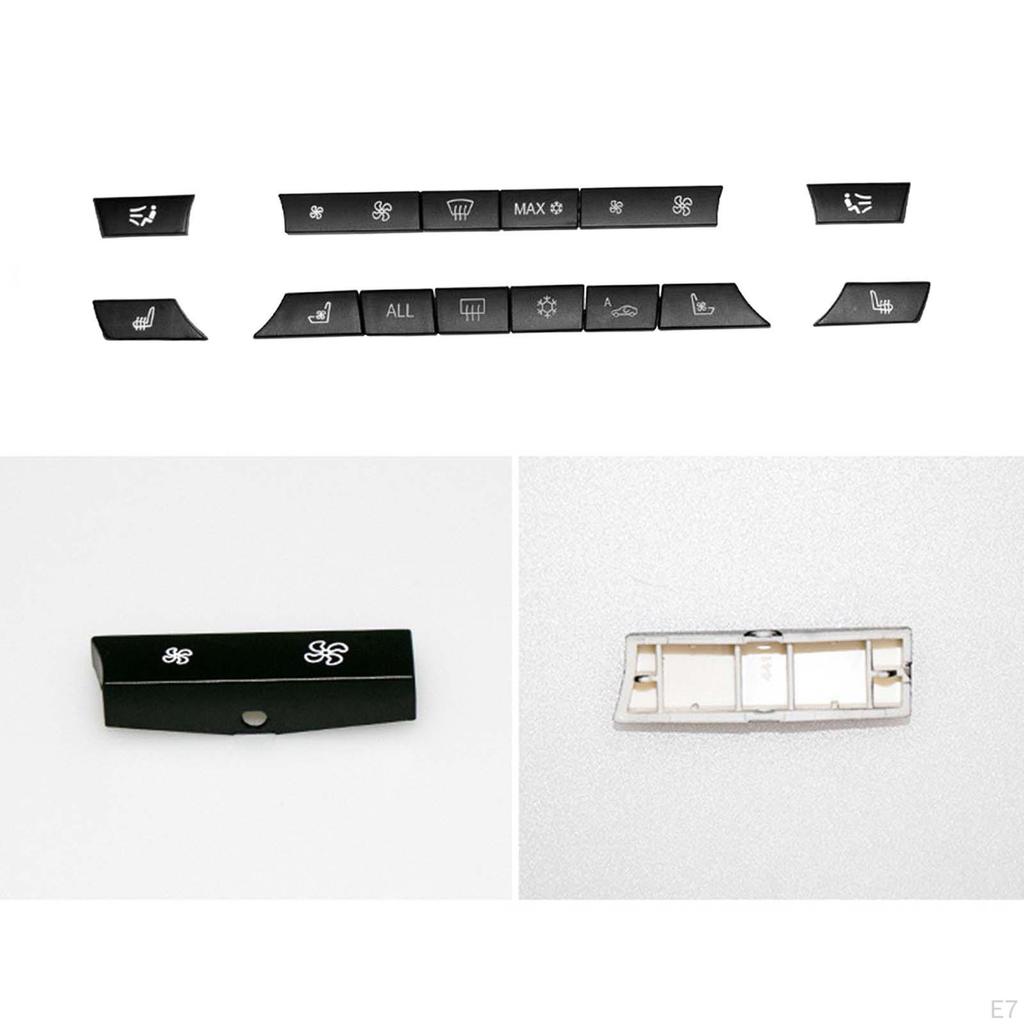 Auto Button Key Caps Repair Set, 61319313923 Cover Vehicle for F07 F10 F11 High Performance