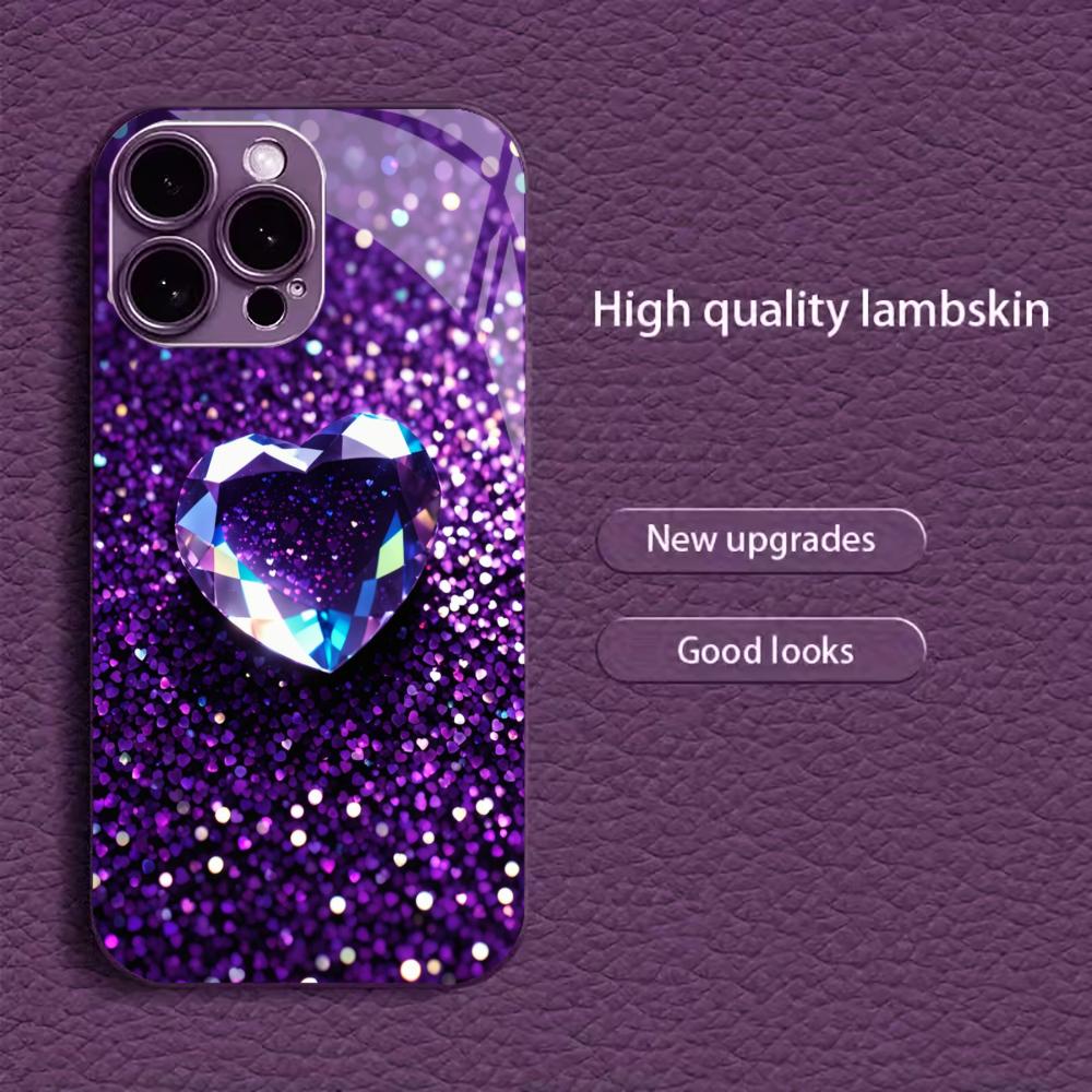 

Красочный гальванизированный стеклянный чехол для телефона iPhone 17 16 15 14 13 12 11 Pro Max Plus 16E 17Air iPhone 17