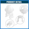 Hood Prop Rod Clip Retainer Fit for Mitsubishi Lancer - Pack of 1 White Auto Accessories