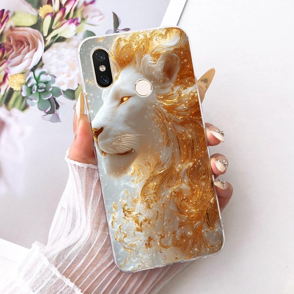 Transparent For Xiaomi Mi 8 Case Cover Luxury Fashion Butterfly Funny Cute Painted Casing M1803E1A