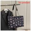 Sweet Bow Floral Shoulder Bag for Women Large Capacity Tote Crossbody Bag College Students Handbag