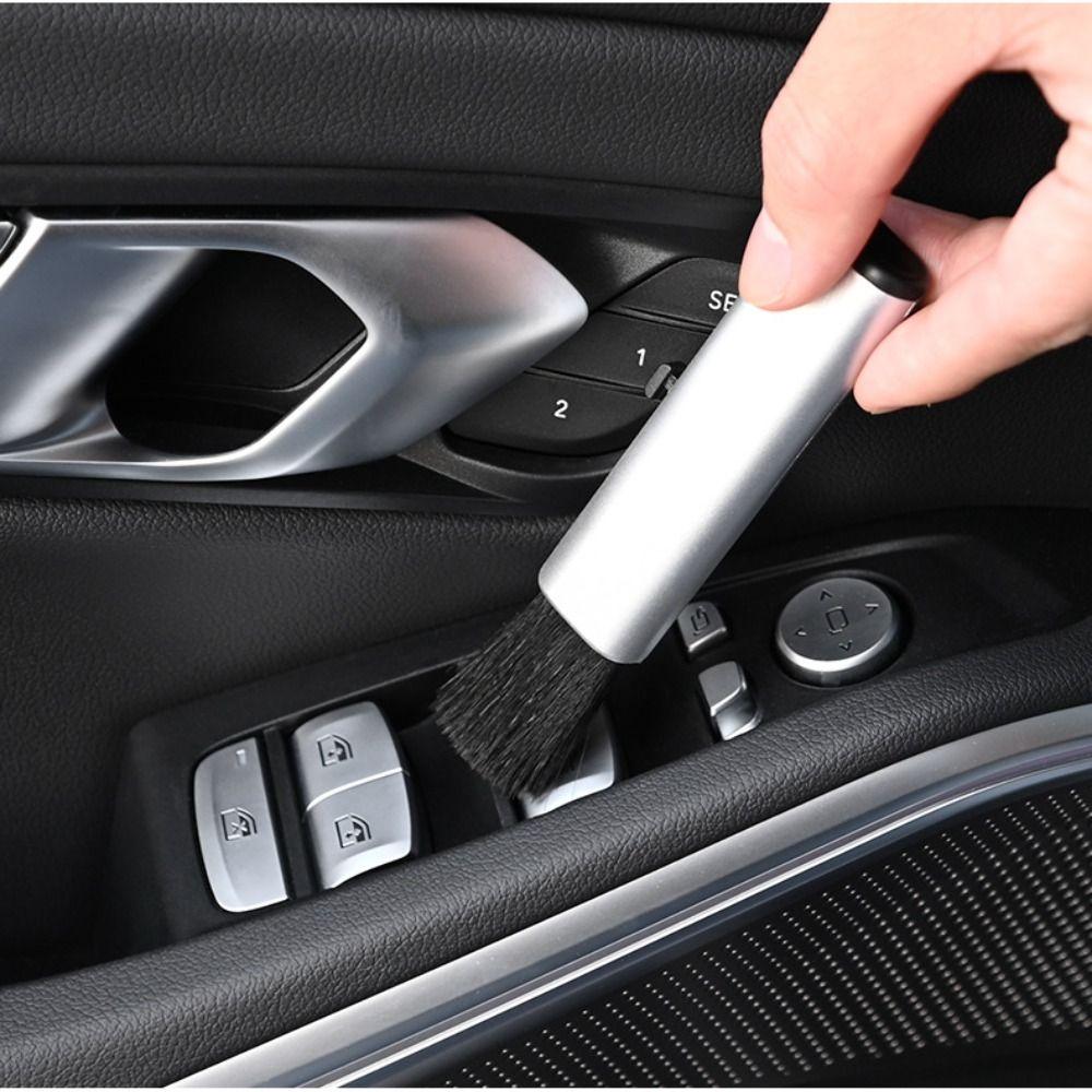 Black/Silver Computer Cleaning Brush Vent Brush Household Dust Cleaner Air Outlet Cleaning Tools