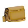 New COACH Studio Cow Leather With Leather Shoulder Bag, Crossbody Bag Small Size Women's Light Yellow CC484-V5LQT