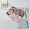 Kreslený květinový kryt na telefon pro iPhone 13-17 (Vhodné pro Apple 15pro až 16promax) - Roztomilý japonský a korejský styl pro dívky