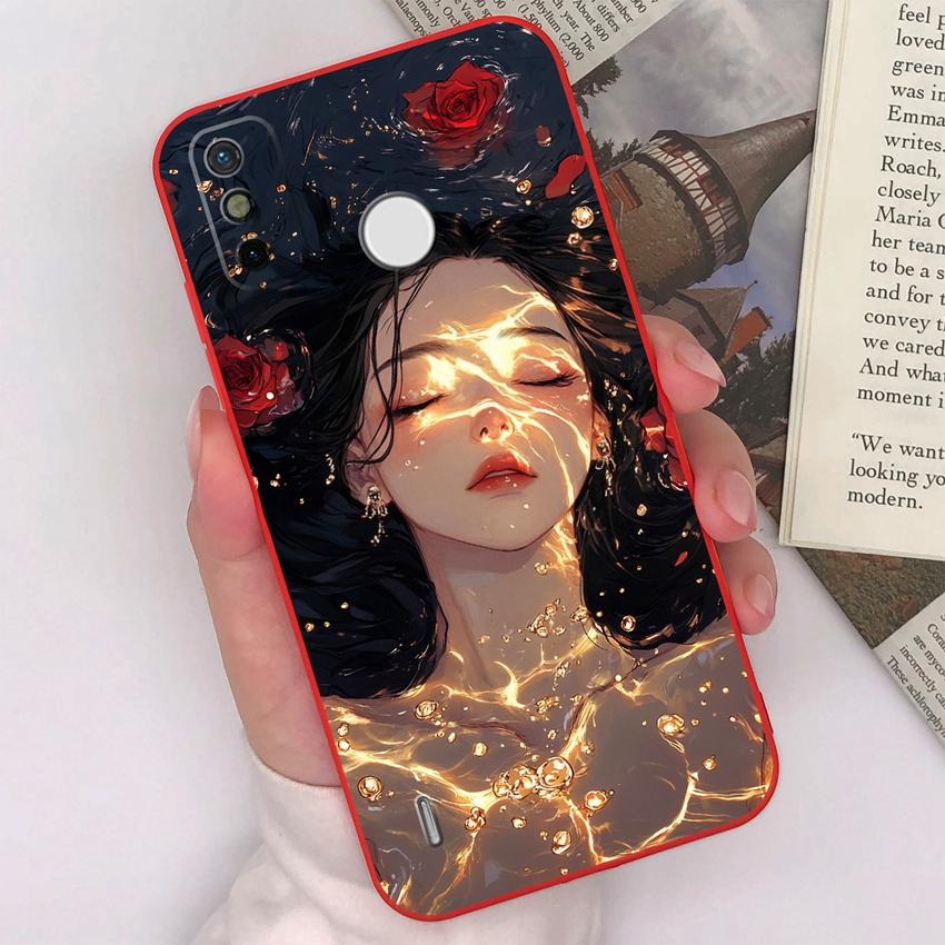 

Для Tecno Spark GO 2023 2022 2021 2020 2 3 Camon 12 15 Air Pro Pop 7 Чехол для телефона Милые мультяшные животные Матовые силиконовые задние крышки Для Tecno Накладка Tecno Pop 7 Pro