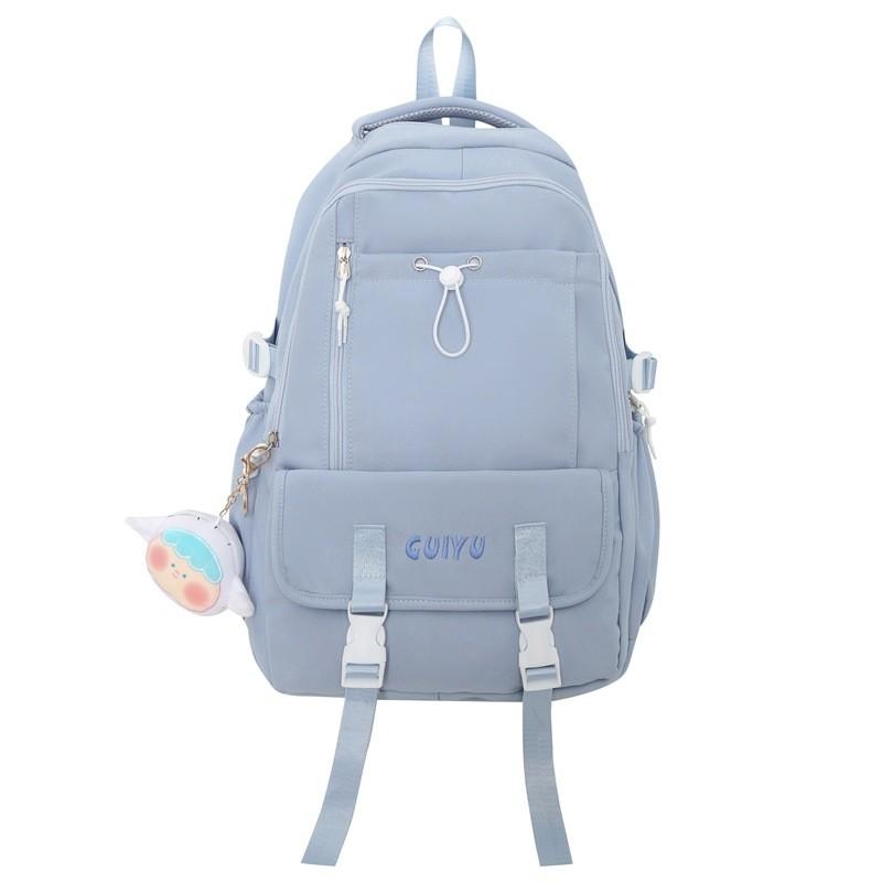 Girls Backpack 20l Nylon School Bag With Large Capacity For Daily Use