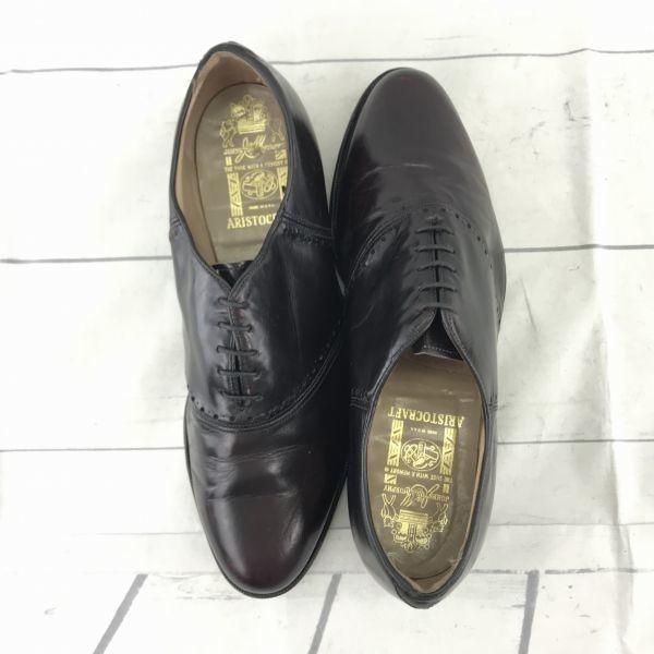 Vintage 80s-90s Johnston & Murphy Aristocraft Saddle Shoes Size 29.5 Burgundy(USED)