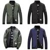 Premium Quality Mens Jacket Ma1 Army Smiling Face Reversible Bomber Jacket Coat