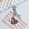 Portachiavi Creativi Cuffiette Piccole Colore Argento Portachiavi Cuffiette Ciondolo Carino per Cellulare per Donna