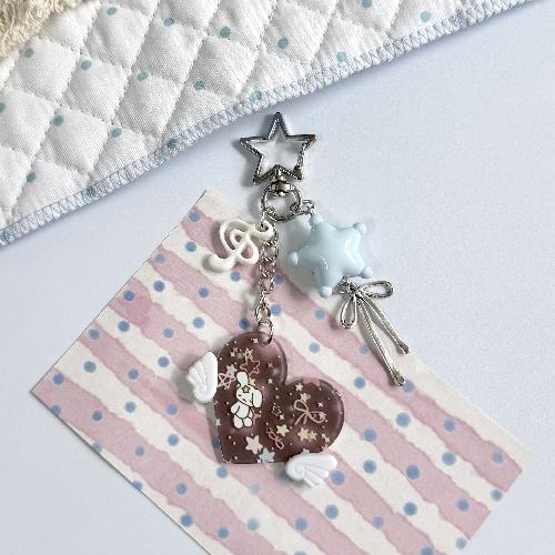 Portachiavi Creativi Cuffiette Piccole Colore Argento Portachiavi Cuffiette Ciondolo Carino per Cellulare per Donna