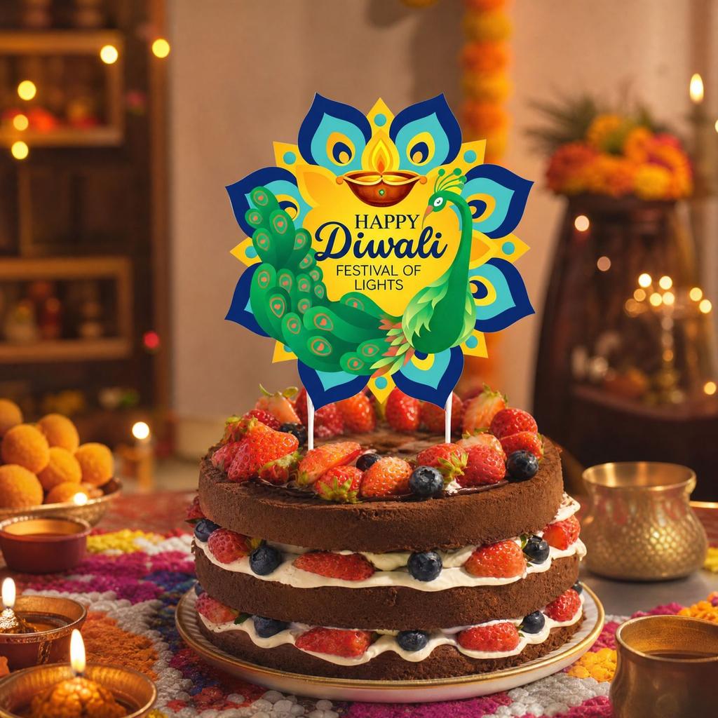Large Party Decoration Cutout for Indian Decor and Celebration, 1 Count