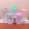 500ML Plastic Protein Powder Shaking Cup,PP Material Mixing Cup Shaker Bottle,Fitness Portable Milkshake Cups Gift Water Bottles