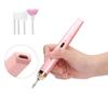 Rechargeable Electric Nail Drill Pen Machine Portable Nail Grinding Polisher with LightWith Spray