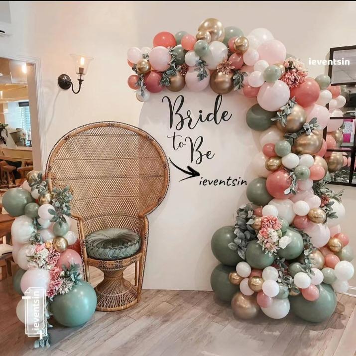 

Latex Balloon Warm Color Suit Party Wedding Scene Arrangement Birthday Celebration Decoration Set as shown