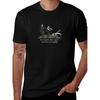 T-shirt Graphique Homme Présentant une Citation Humoristique du Film Hot Fuzz, Conçu avec un Col Rond et des Manches Courtes. Cette Chemise Noire Décontractée avec du Vert