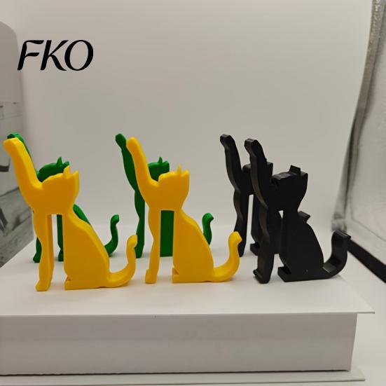 Kreativer Spielzeughaken 3D-gedruckter Hund/Katze Haken, Kompakter Dekorativer Tür Interaktiver Hund geformter Haustier Form Kleiderbügel Ornament für Wohnzimmer Schlafzimmer