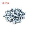 10/20/25/30/40/50/70/100pcs 5mm Thread Dia 15 x 8mm Brake Cable Wire Solderless Nipple Screw Silver Screw For Motorcycle