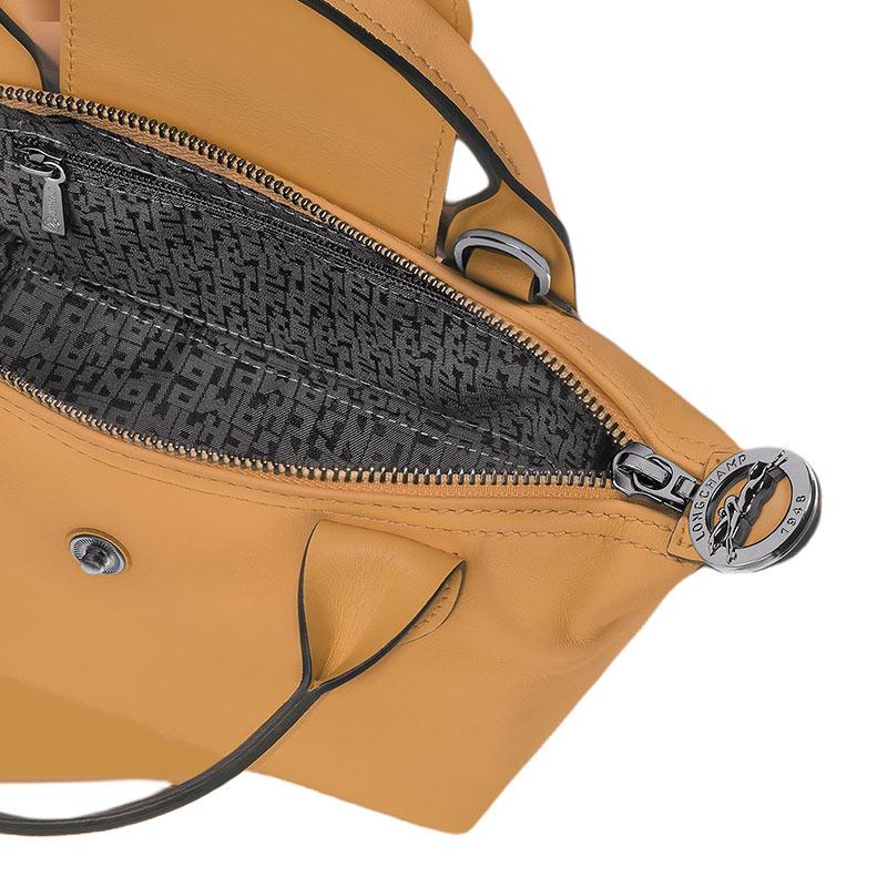Longchamp Le Pliage Xtra Silver Hardware Leather Shoulder Crossbody Tote Bag Women Handbags Honey L1500987117