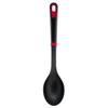 a cooking spoon with a stopper to prevent it from slipping off the edges of frying pans and and dishwasher T-fal Ingenio+ Spoon, K19301,