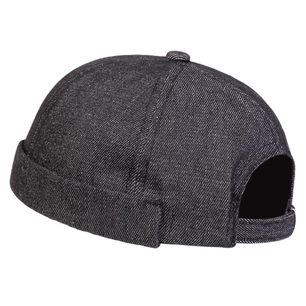 

Однотонная джинсовая кепка-фермерка унисекс, зимняя теплая шапка, уличная повседневная шапка-бини, кепки, пляжные шляпы чёрный