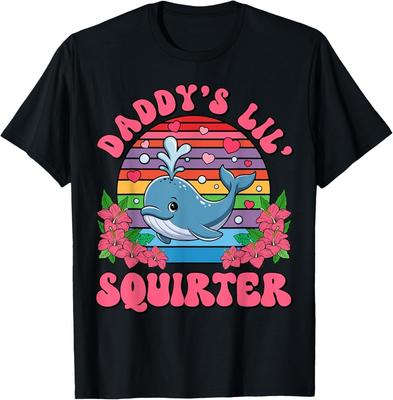 Niewłaściwy Śmieszny Tatuś Mały Tryskający Wstydliwy Kobiety unisex T-shirt