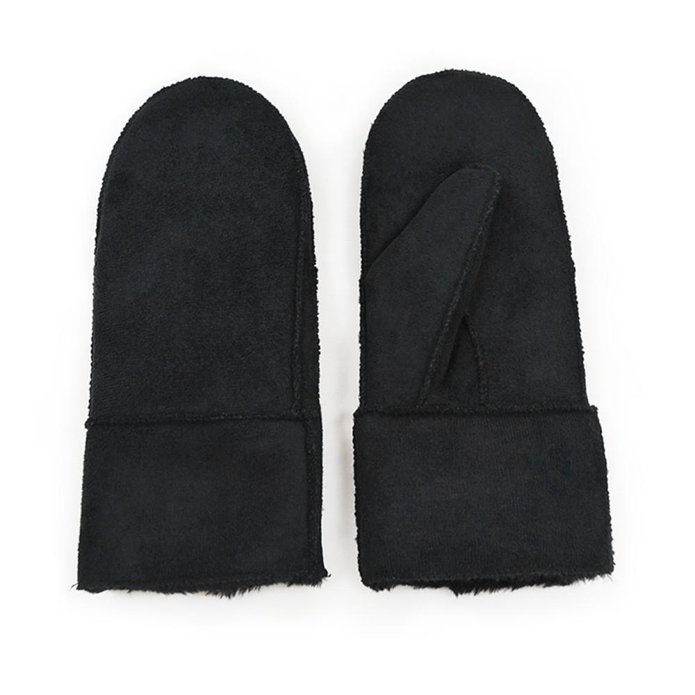 Dicke und warme Herren-Winterhandschuhe aus weichem Kunstfell und Polyestergemisch