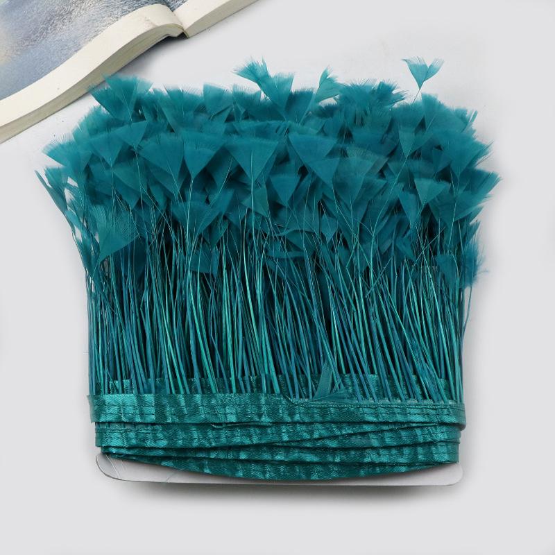 Customized Butterfly Flower Cloth Edge Clothing Lace Accessories Home Lighting Throw Pillow Decoration Feather Turkey Feather Cloth Edge