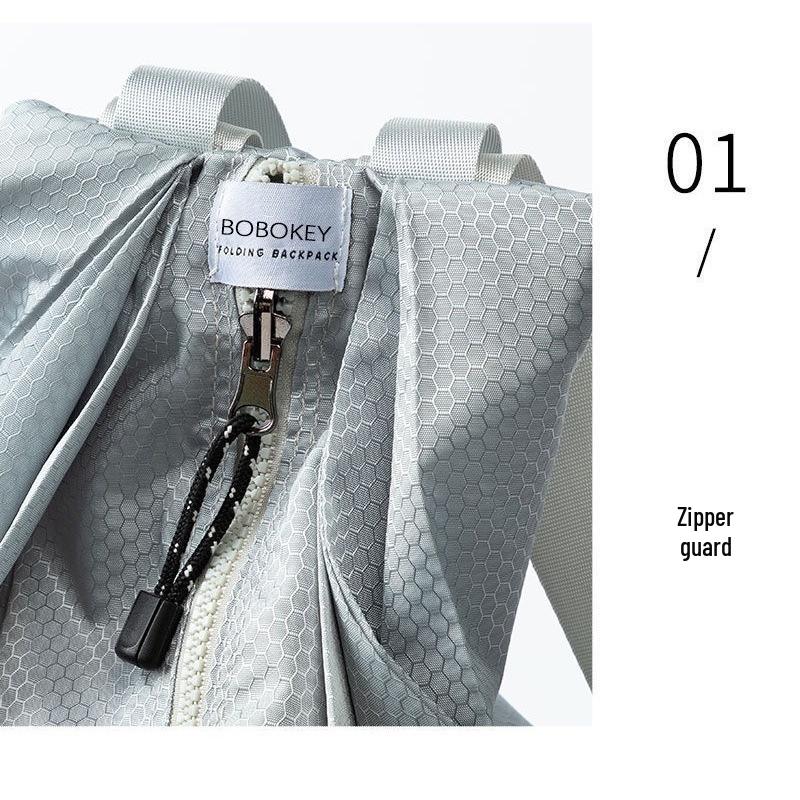 

New Large-Capacity Foldable Waterproof Backpack for Outdoor Travel and Sports світло-сірий колір