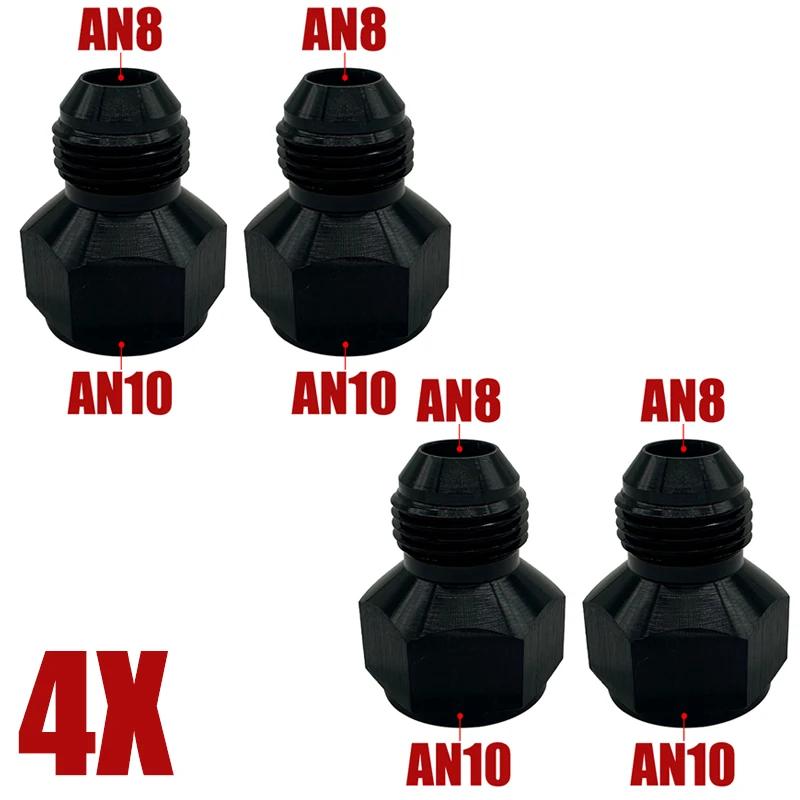 4X Aluminium Reduzierer Expander Fitting Adapter Innen zu Außen AN3 AN4 AN6 AN8 AN10 AN12 AN16 AN20 Ölkühler Anschluss Schlauchfitting