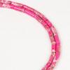 4 * 13mm round tube loose beads, crystal, agate, cylindrical round tube loose beads, semi-finished products, DIY jewelry, accessories