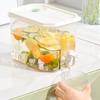 Iced Beverage Dispenser 3.5L Ice Water Jug Pot for Refrigerator Home Kitchen