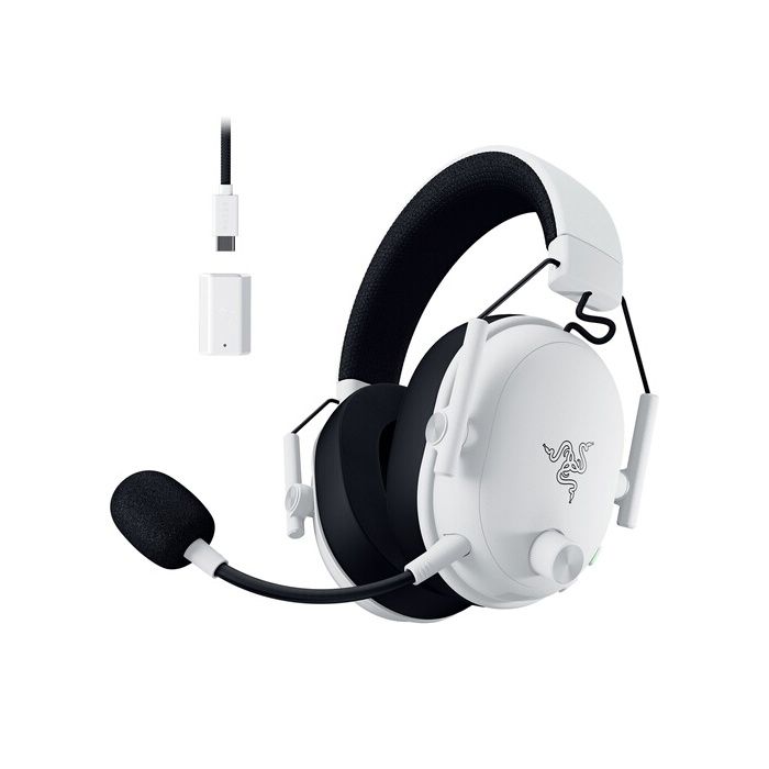 Casque PC Razer BlackShark V3 Blanc - E-sports sans fil