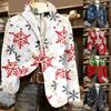 Men's Printed Corduroy Warm Pocket Suit Jacket Cardigan Men's Casual Suit