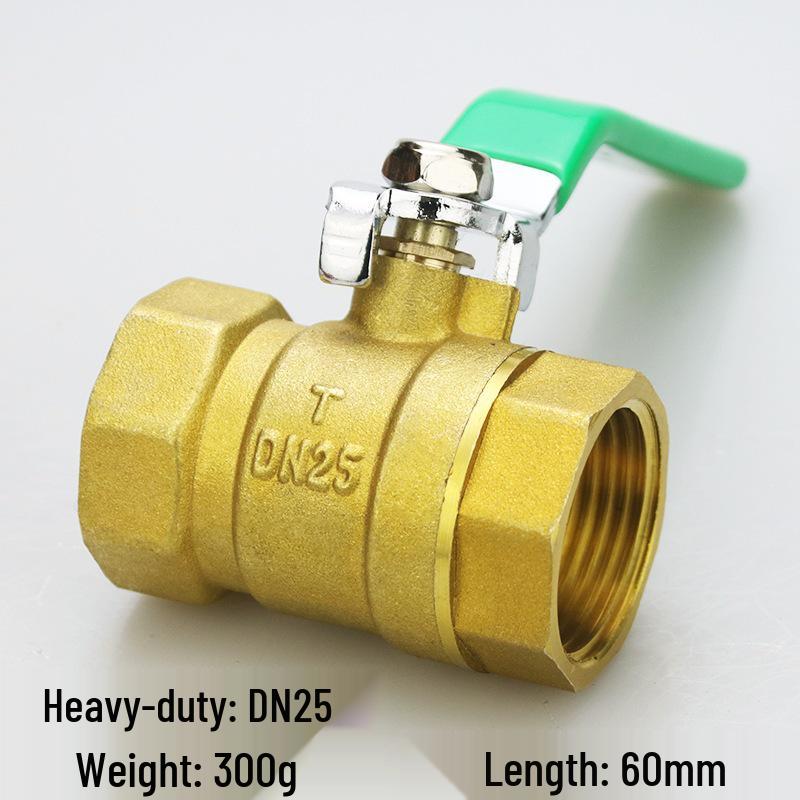 4-Point DN15 & 6-Point DN20 All-Copper Ball Valve, High-Temp Resistant, 1-Inch & 2-Inch, for Tap Water.