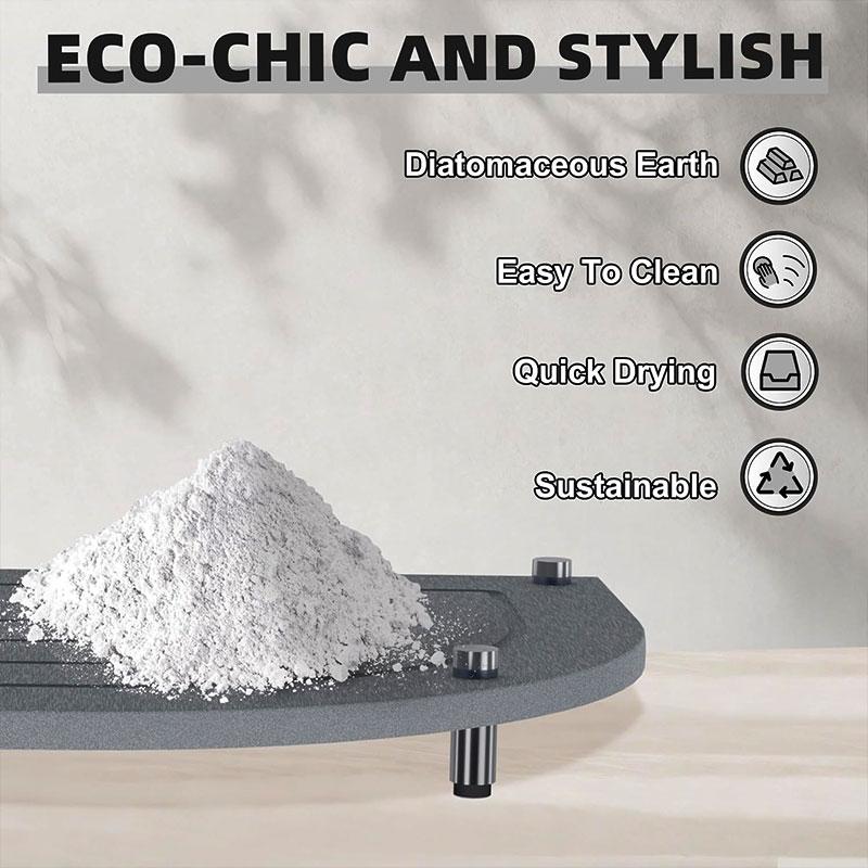 Diatomite Instant Drying Tray for Bathroom Kitchen Counter Drying Rack Sink Organizer Faucet Drying Mat Sponge Soap Holder Trays