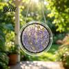 Garden Decorative Suncatcher Acrylic Puzzle Suncatcher Stained Glass Style Window Hanging Sun Catcher Panel DIY Colorful Art Jigsaw for Home Decor
