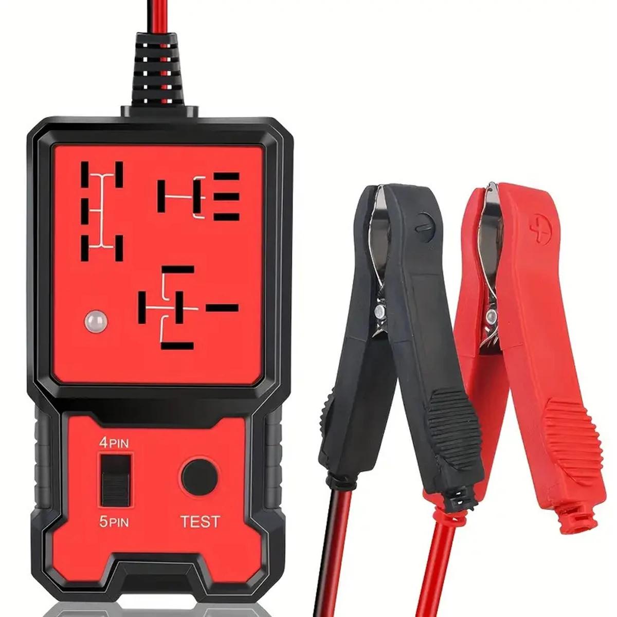 

Universal 12V Automotive Relay Tester | LED Diagnostic Tool for Car Battery, Fuse & Voltage Check | Quick Pin Detection