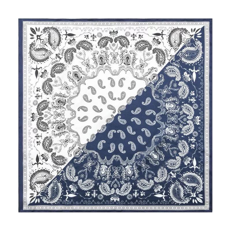 TXRMDX Amerikaji Retro Men s Paisley Mulberry Silk Scarf One Size