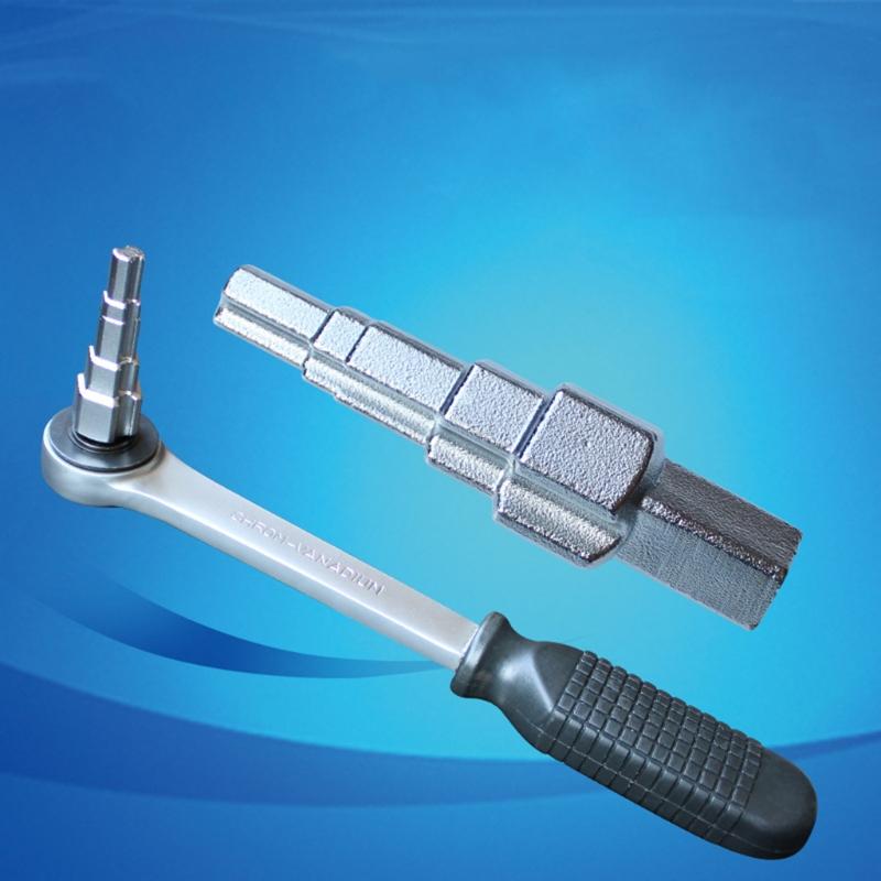 Ratschenschlüssel Klimaanlage Ratschen-Serviceschlüssel für Haushaltsheizkörperausrüstung, Ausrüstungsreparatur