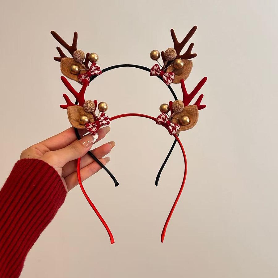Mori Style Reindeer Antler Fairy Headband: Women's Christmas Hair Clip Decoration Props