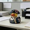 American Independence 250th Anniversary Duck Figurine Patriotic Resin Veteran Duck Statue for 4th of July Independence Day Celebration