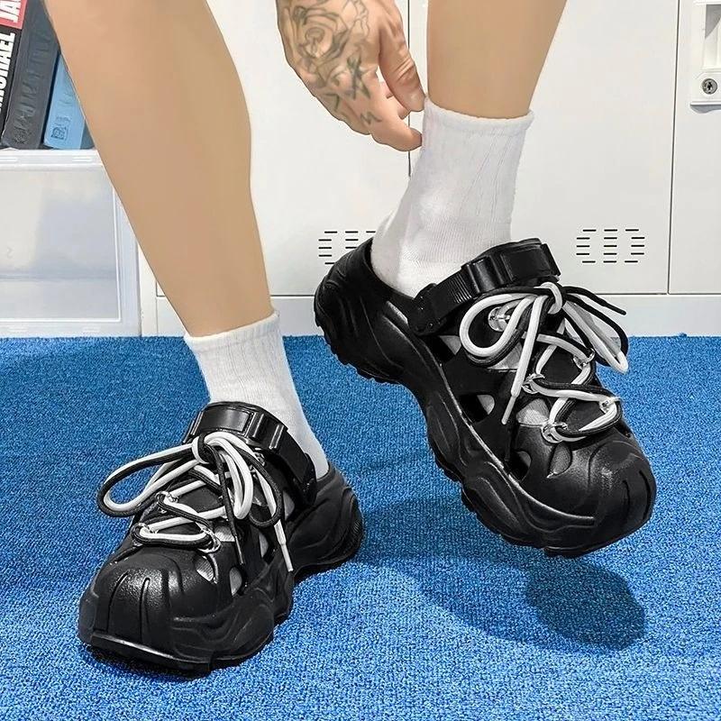 Fashion Ultralight Male Shoe Breathable Trend 2025 Summer Sale Outdoor Descount New Fashion Design Open Toe High Quality 39 Men's Sandal