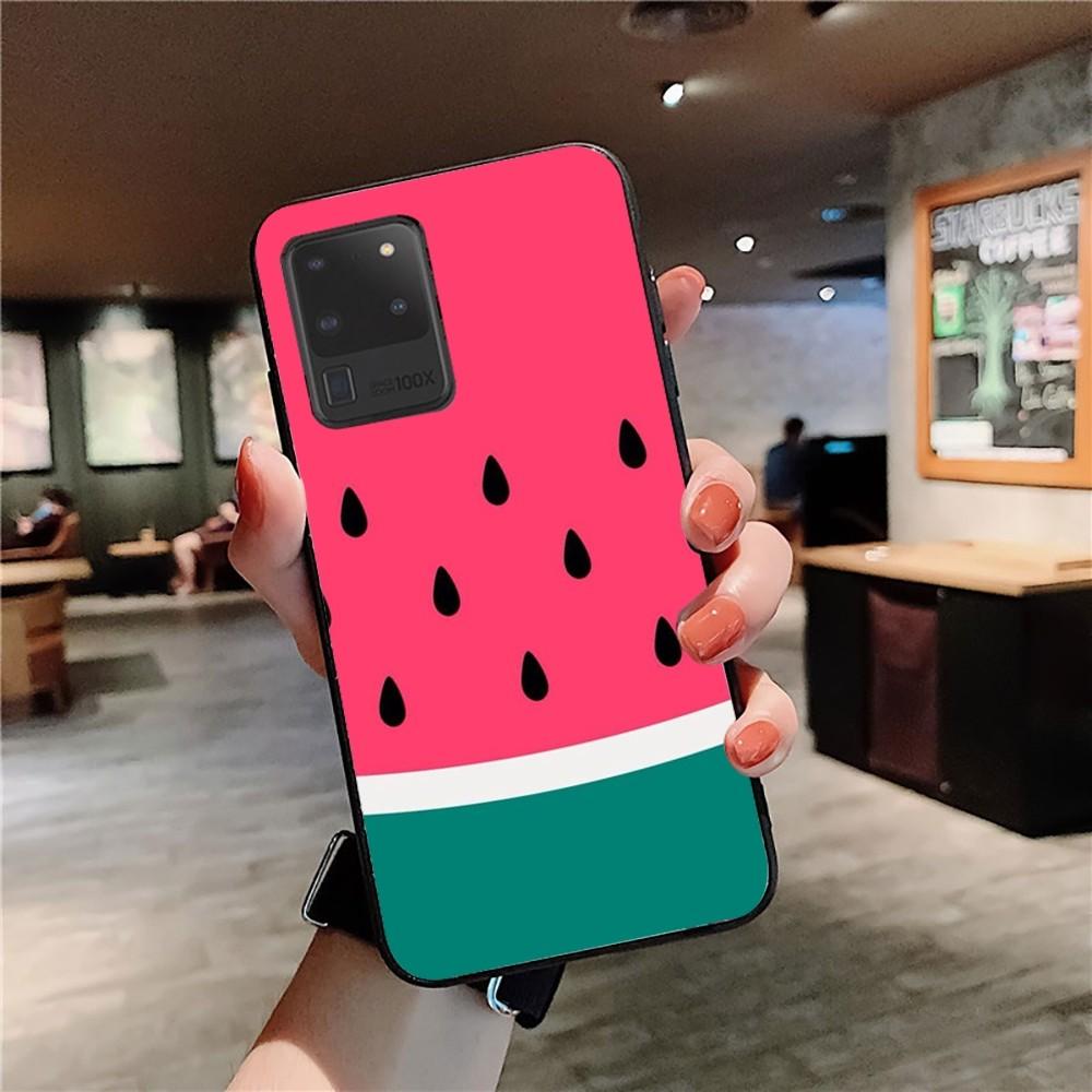 Capa de celular melancia com desenho animado de verão para Samsung S 9 10 20 21 22 23 30 23plus Lite Ultra FE S10lite Fundas