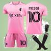 2324 Miami International Messi 10 Home Soccer Jersey Ultra-fine Fiber Material