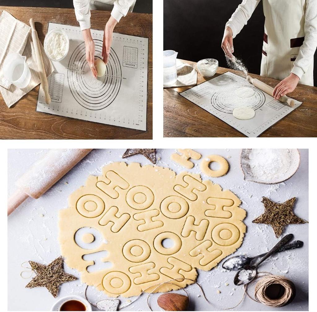 Silikonová pečicí podložka odolná vysokým teplotám pro přípravu pizzy nepřilnavá silikonová podložka podložka na válení