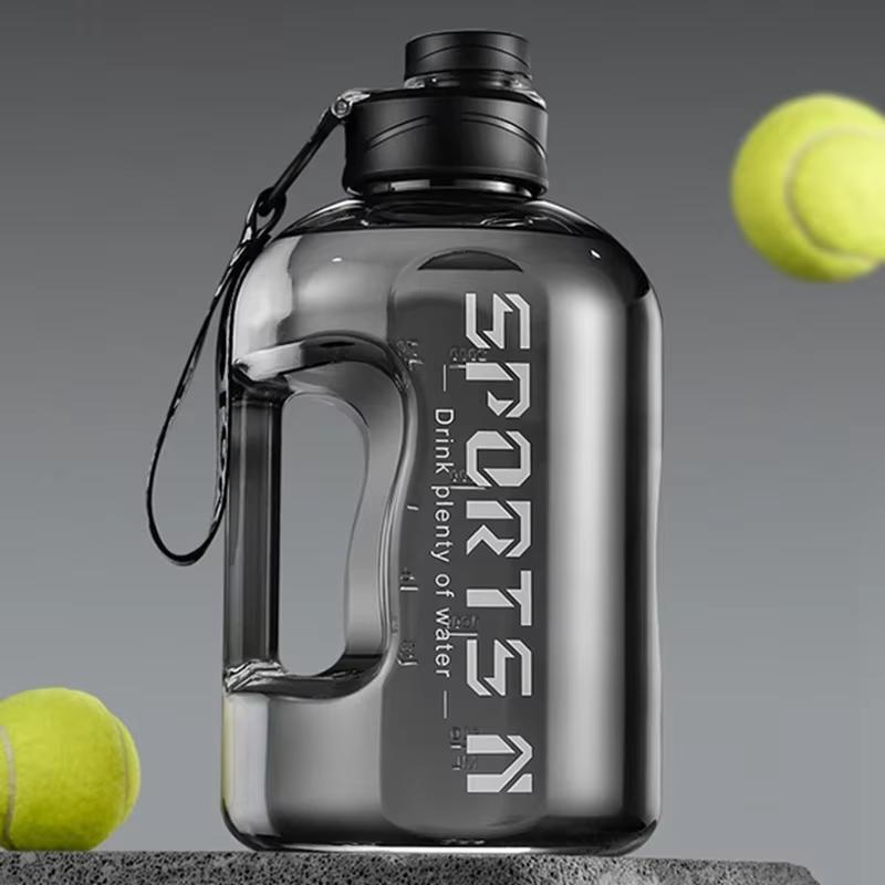 1Pc Large Capacity Sports Water Bottle, BPA Free Portable Gym Water Kettle, Leakproof Drinking Bottle Ideal for Camping, Travel