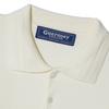 Geonjiulleunseu Cotton Long Sleeve Collared Knit - Ecru